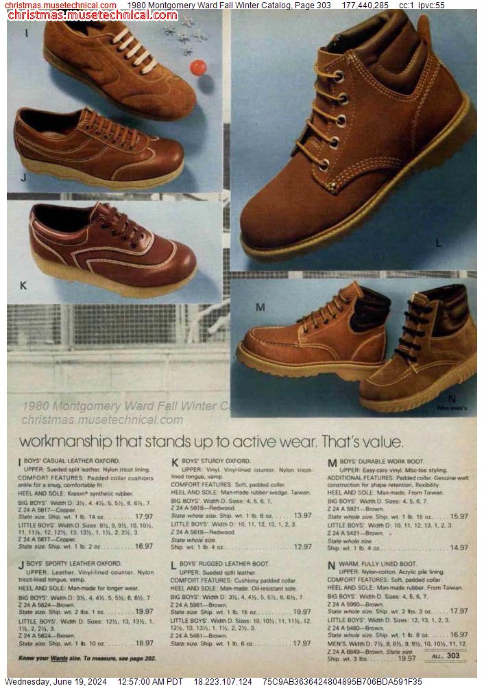 1980 Montgomery Ward Fall Winter Catalog, Page 303