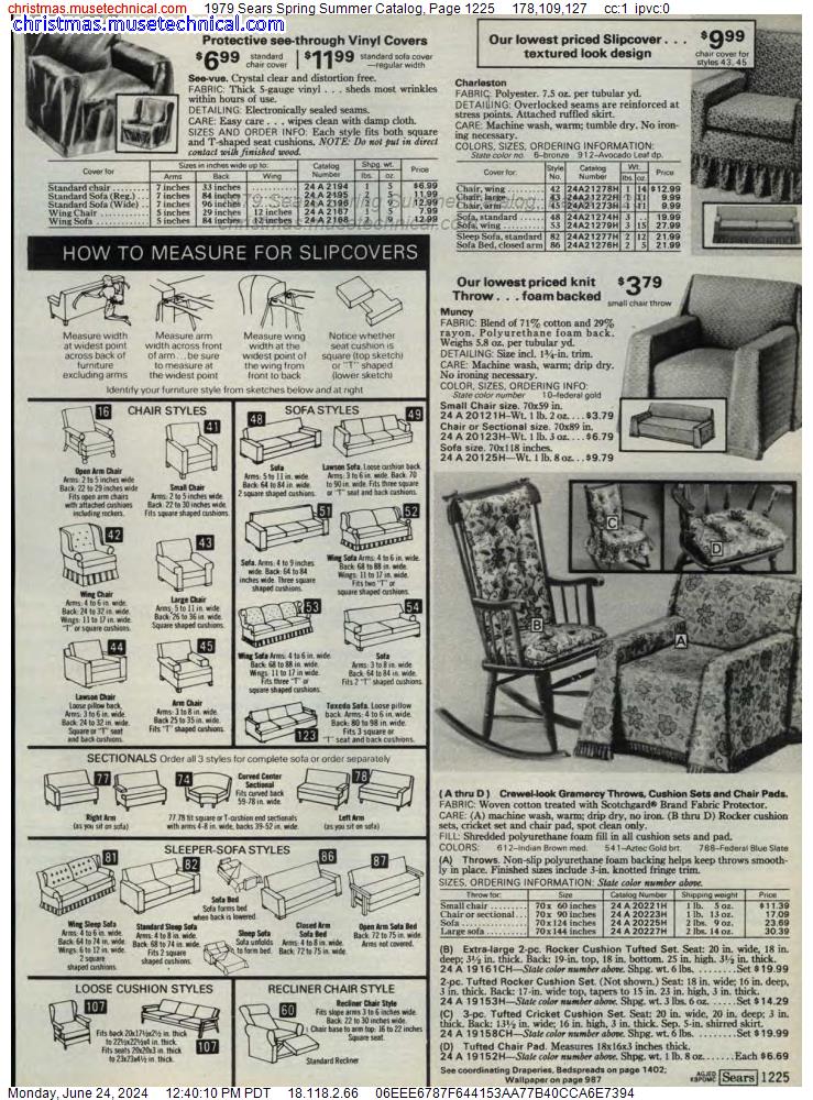 1979 Sears Spring Summer Catalog, Page 1225