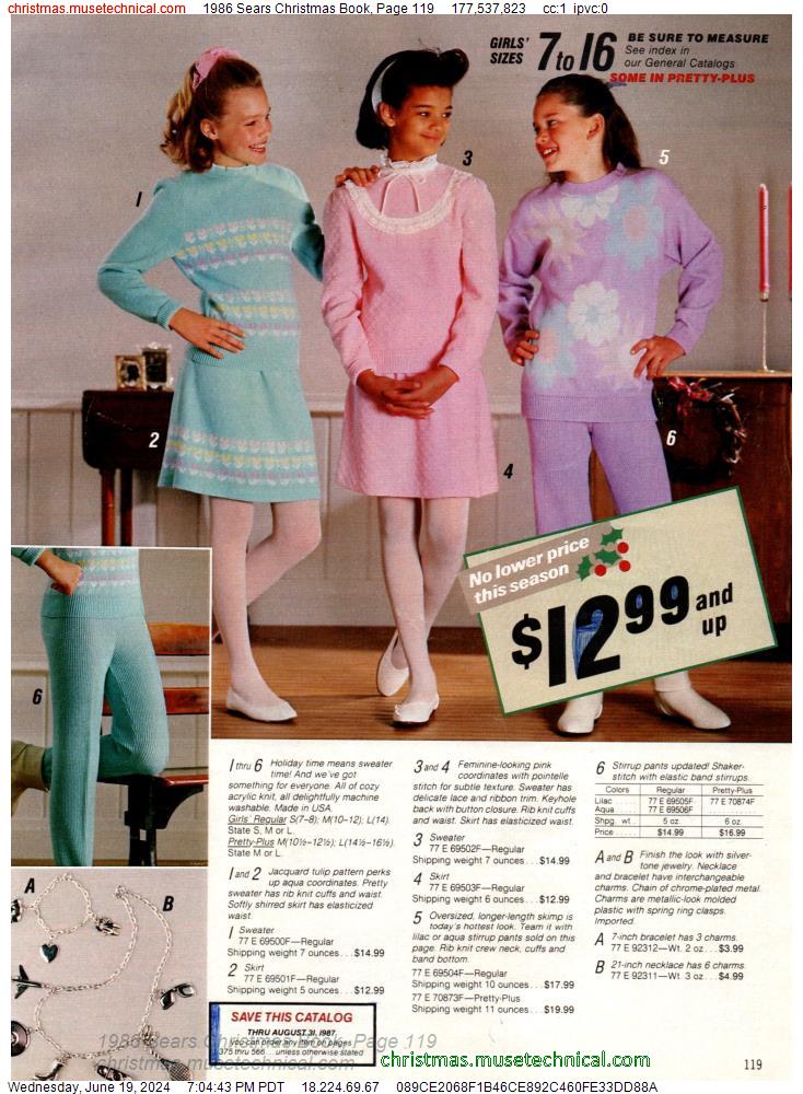 1986 Sears Christmas Book, Page 119
