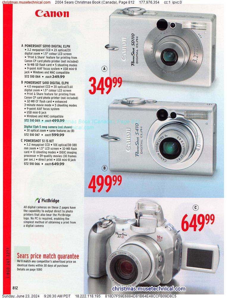 2004 Sears Christmas Book (Canada), Page 812