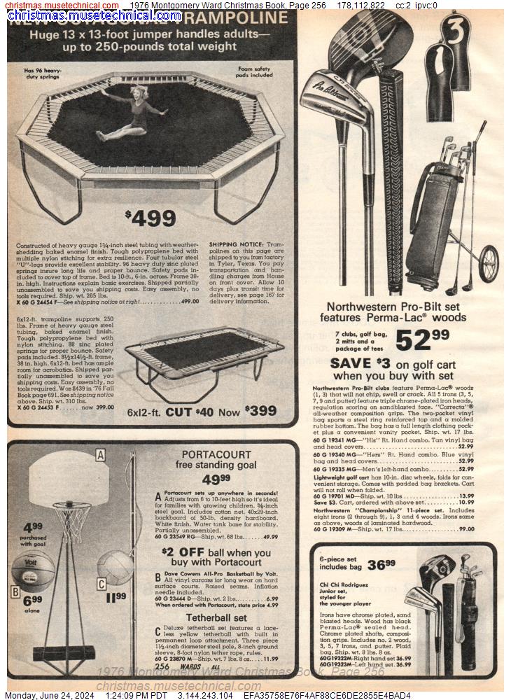 1976 Montgomery Ward Christmas Book, Page 256