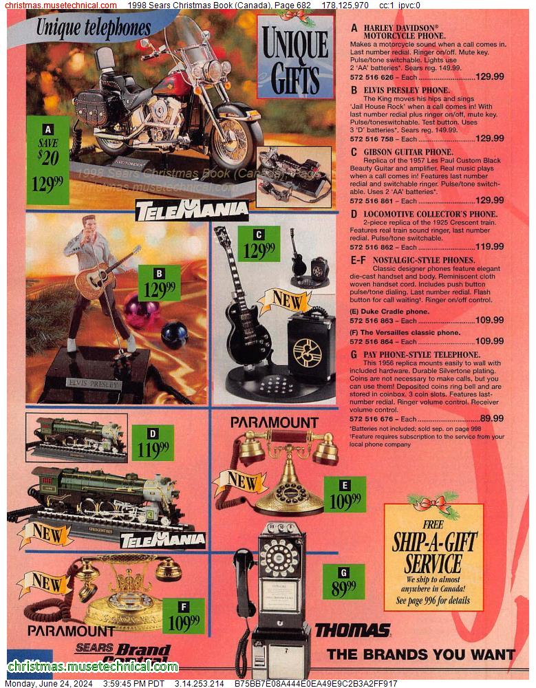 1998 Sears Christmas Book (Canada), Page 682
