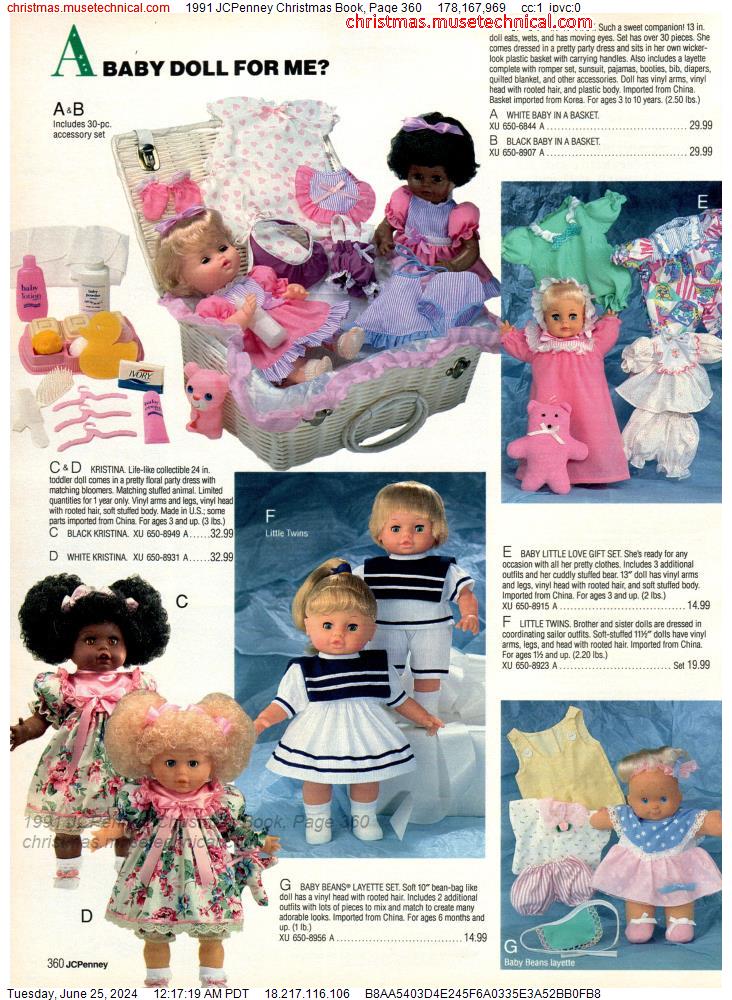 1991 JCPenney Christmas Book, Page 360