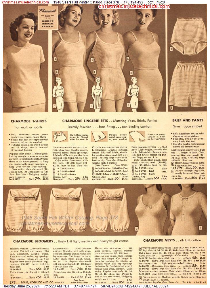 1948 Sears Fall Winter Catalog, Page 378