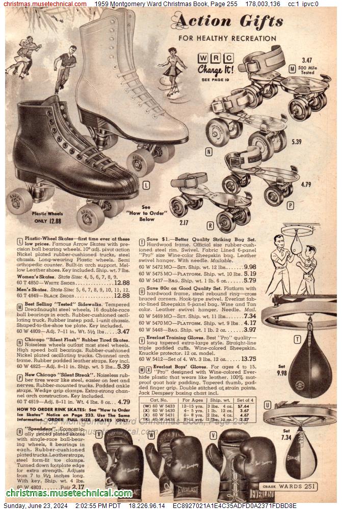 1959 Montgomery Ward Christmas Book, Page 255
