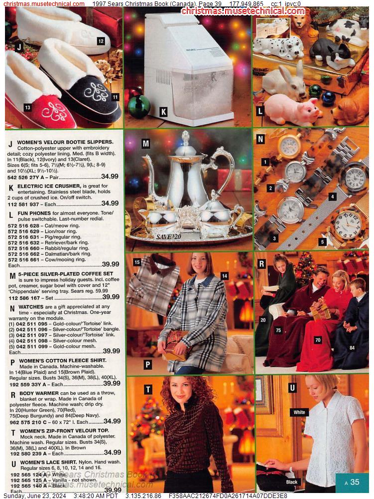 1997 Sears Christmas Book (Canada), Page 39