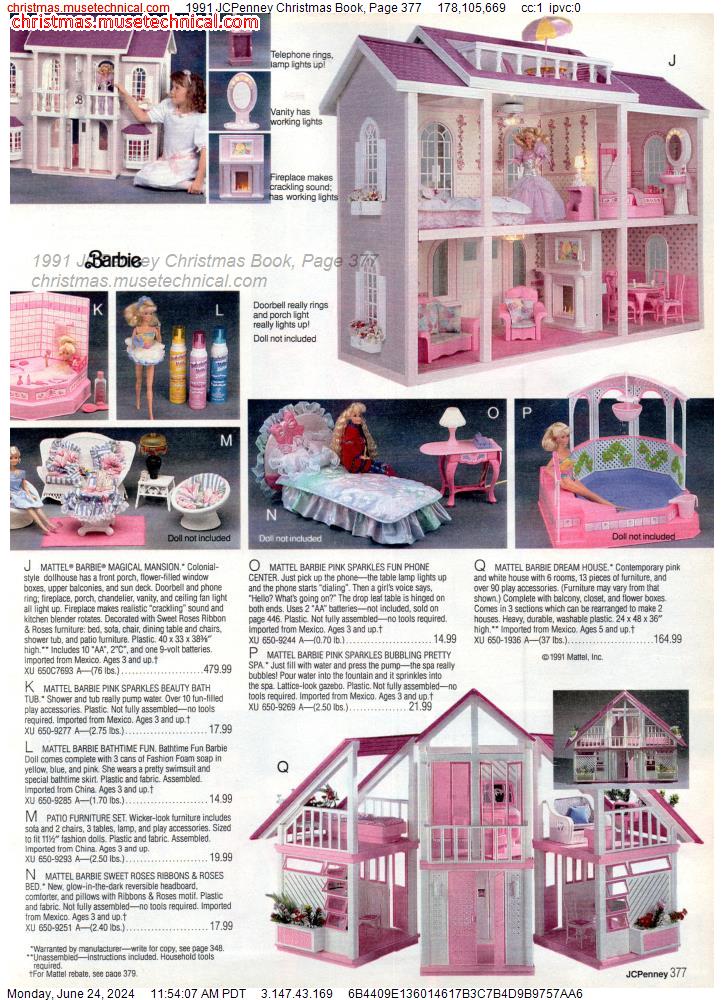 1991 JCPenney Christmas Book, Page 377