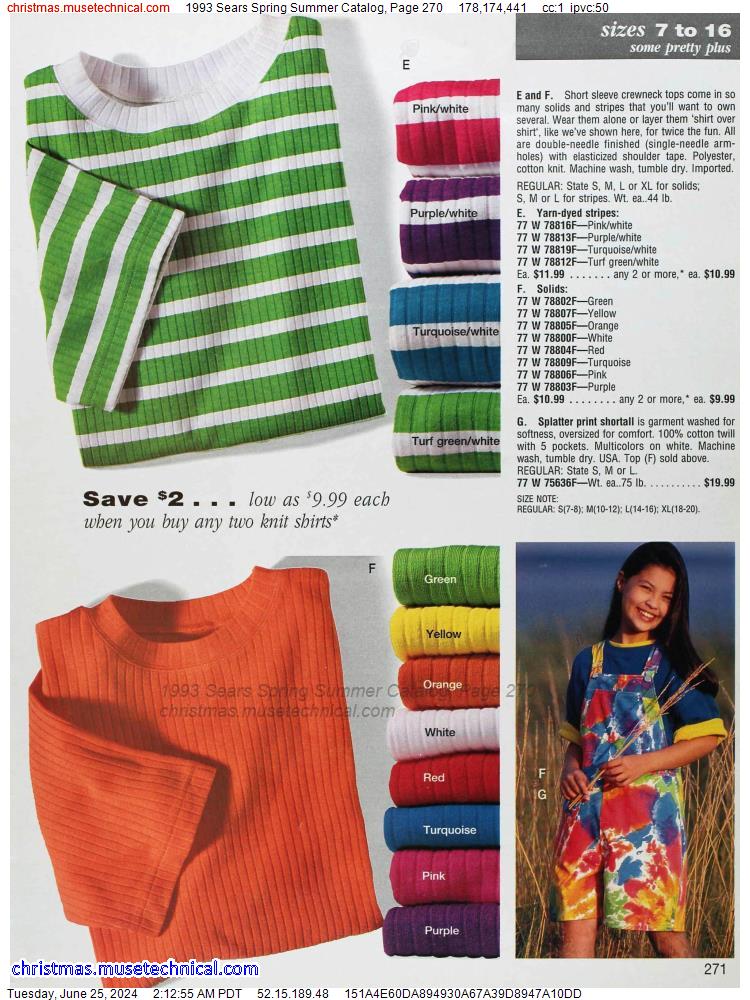 1993 Sears Spring Summer Catalog, Page 270
