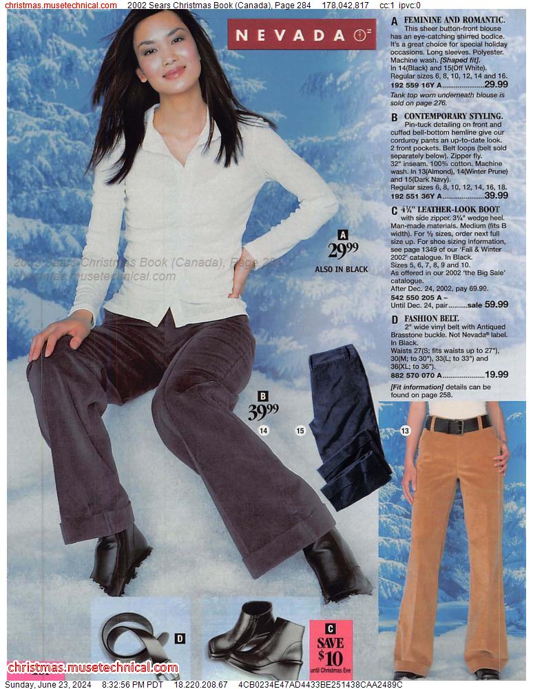 2002 Sears Christmas Book (Canada), Page 284