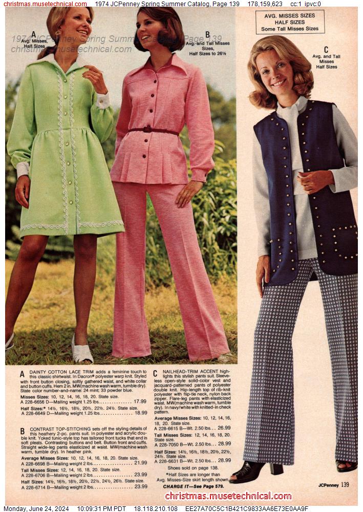 1974 JCPenney Spring Summer Catalog, Page 139