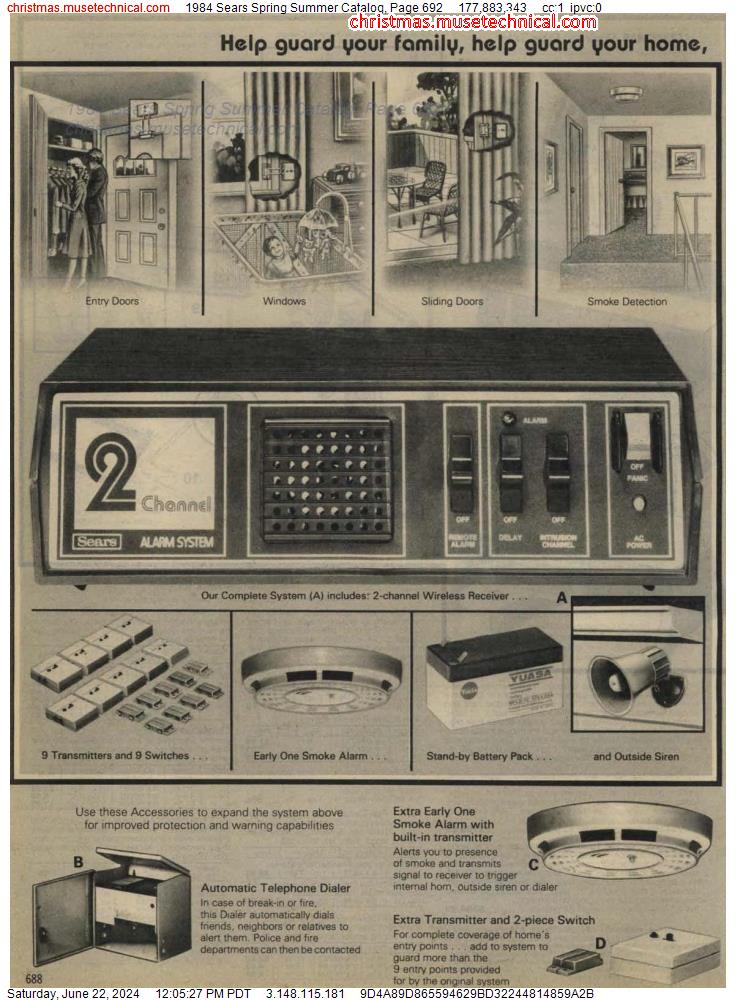 1984 Sears Spring Summer Catalog, Page 692