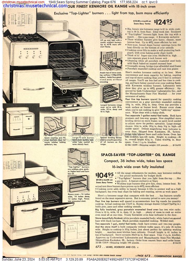 1949 Sears Spring Summer Catalog, Page 676