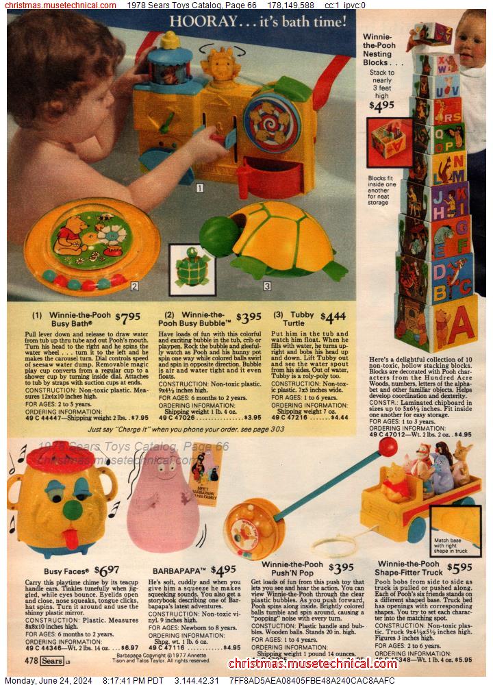1978 Sears Toys Catalog, Page 66