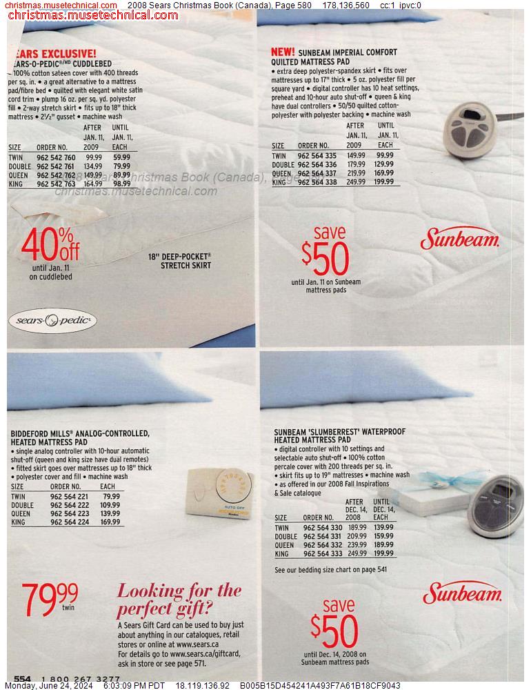2008 Sears Christmas Book (Canada), Page 580