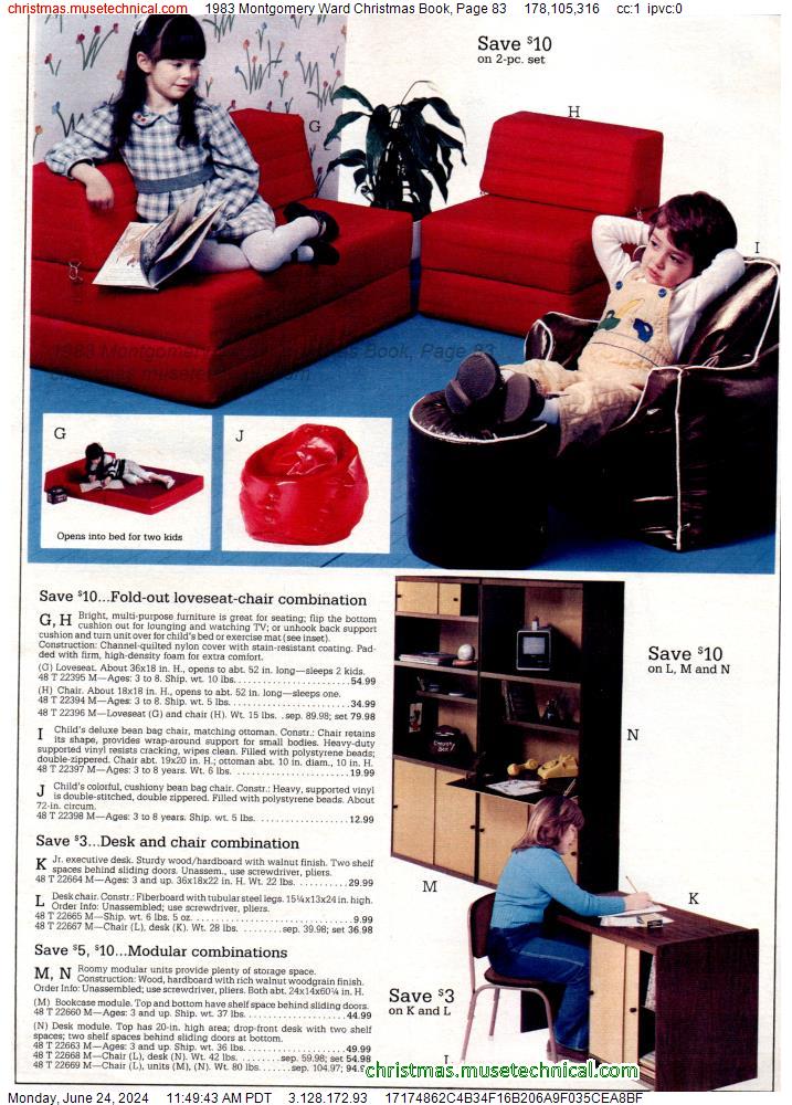 1983 Montgomery Ward Christmas Book, Page 83