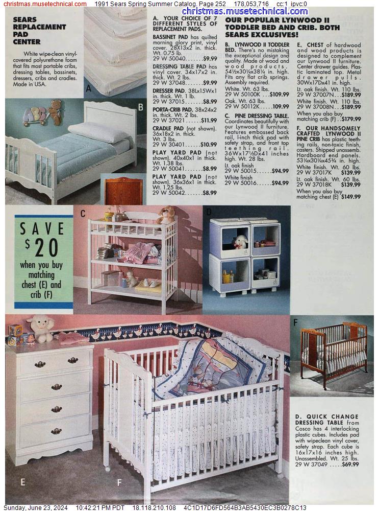 1991 Sears Spring Summer Catalog, Page 252