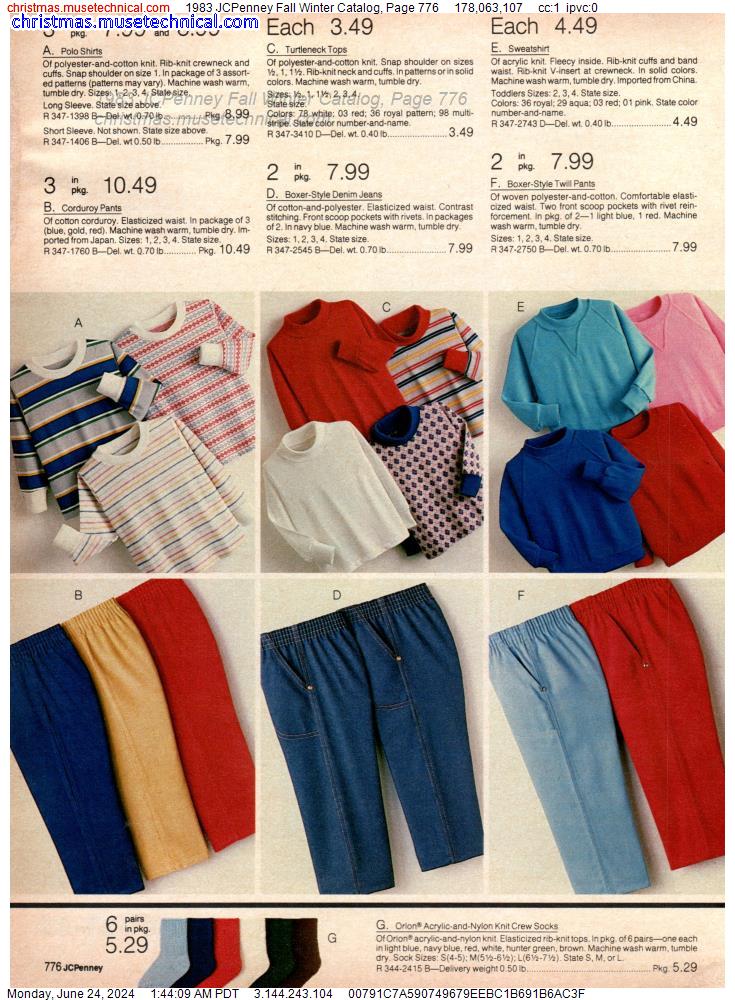 1983 JCPenney Fall Winter Catalog, Page 776