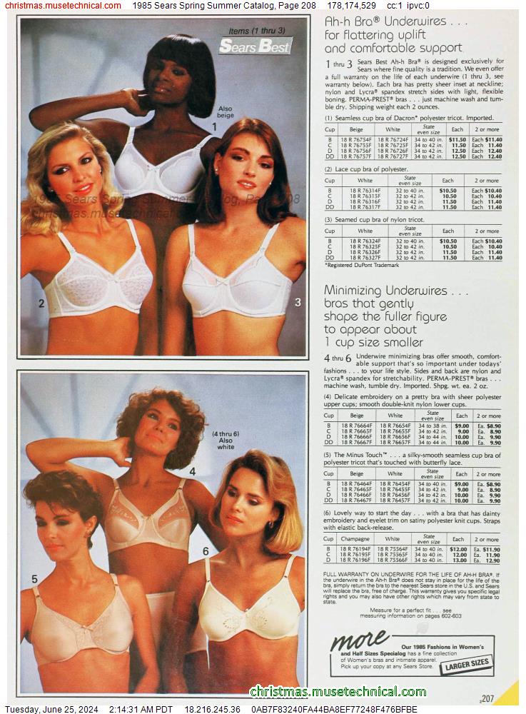 1985 Sears Spring Summer Catalog, Page 208
