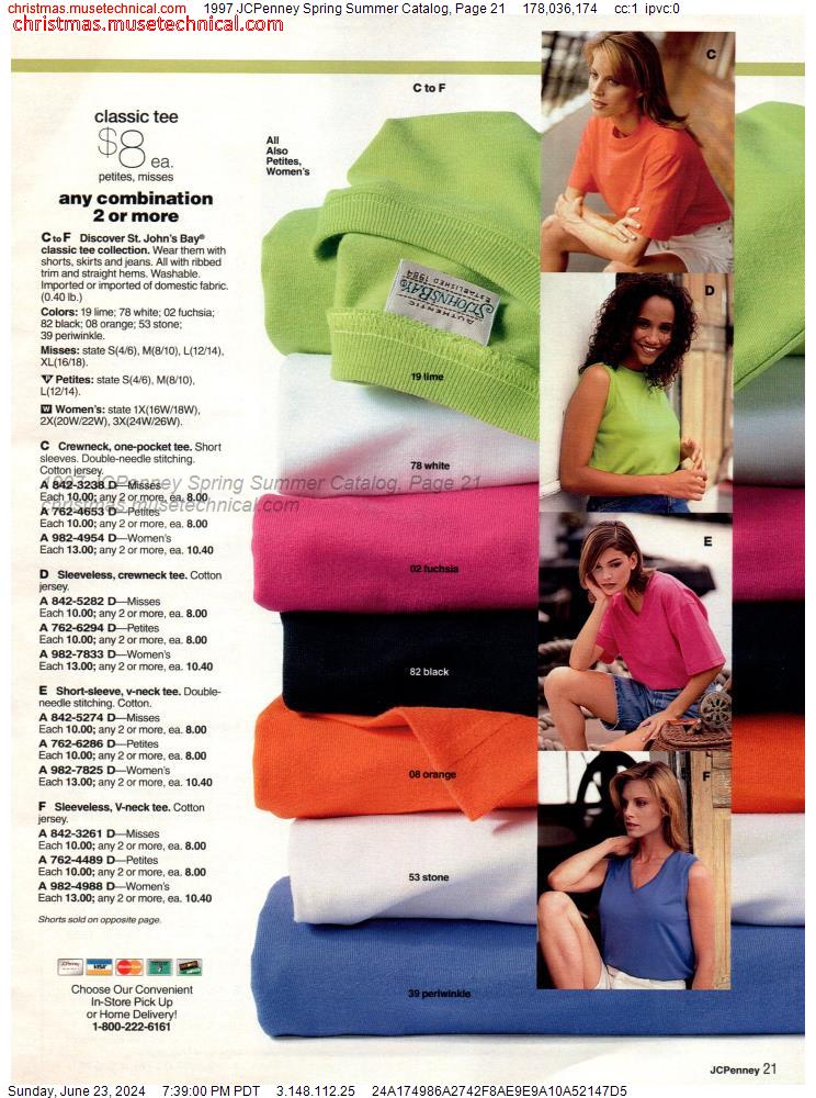 1997 JCPenney Spring Summer Catalog, Page 21