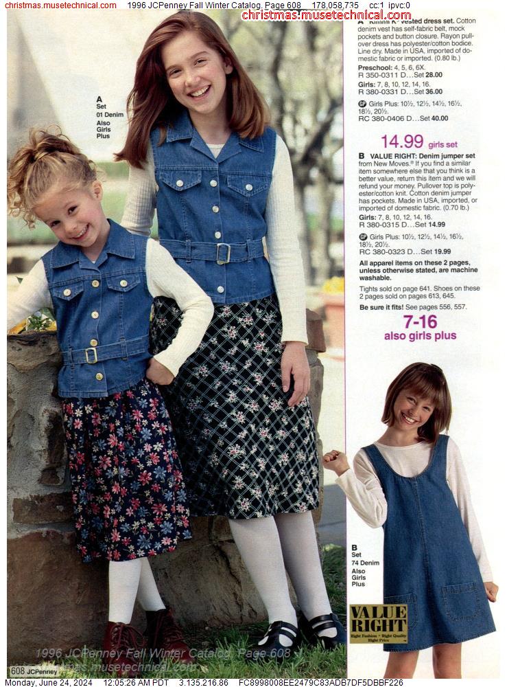 1996 JCPenney Fall Winter Catalog, Page 608