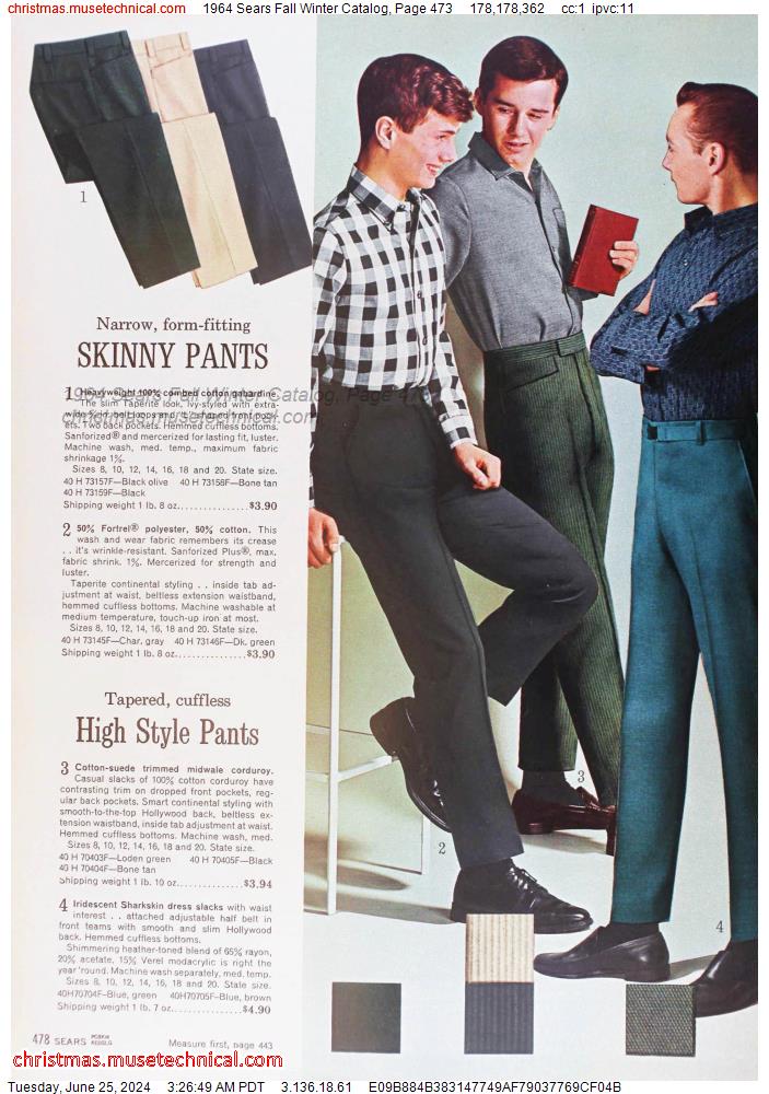1964 Sears Fall Winter Catalog, Page 473