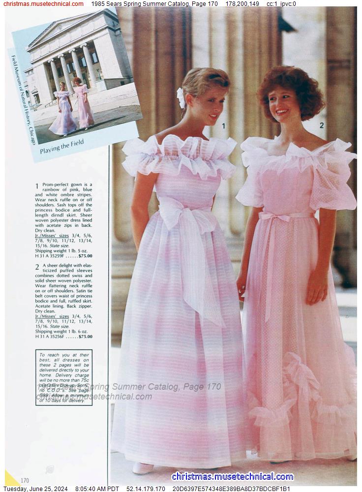 1985 Sears Spring Summer Catalog, Page 170