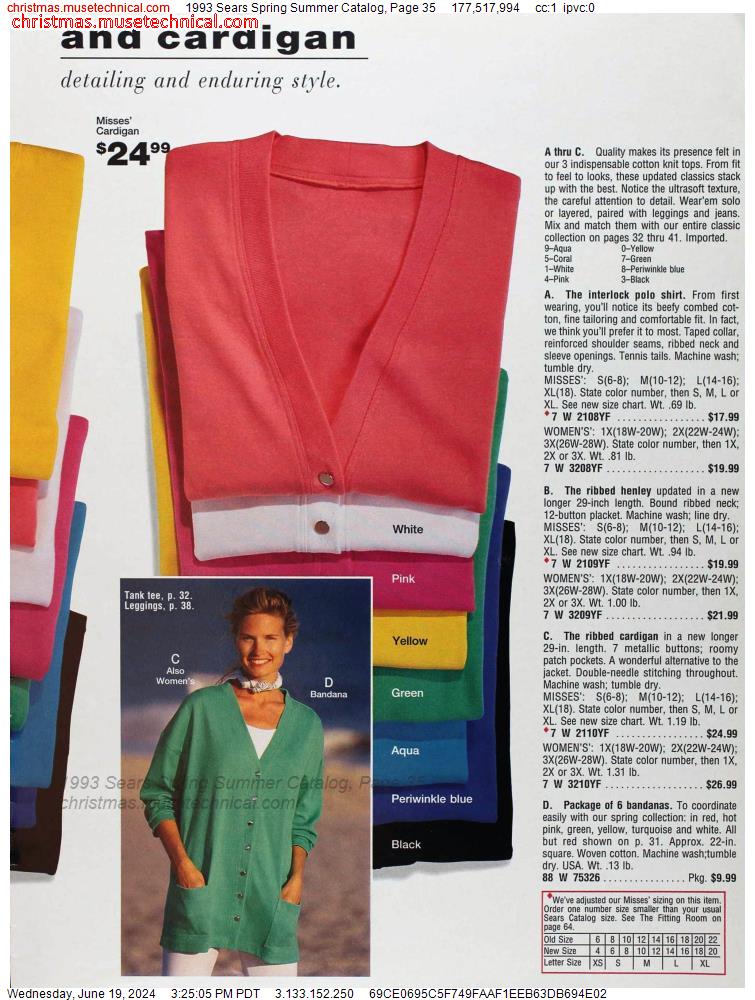1993 Sears Spring Summer Catalog, Page 35