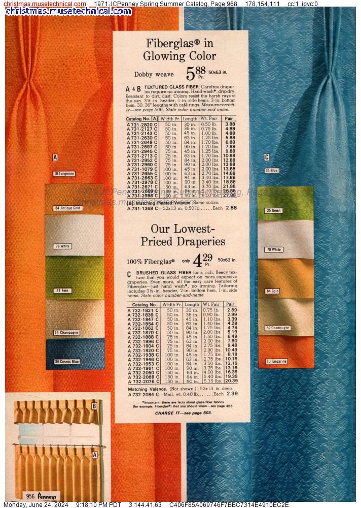 1971 JCPenney Spring Summer Catalog, Page 968