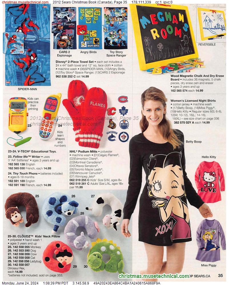 2012 Sears Christmas Book (Canada), Page 35