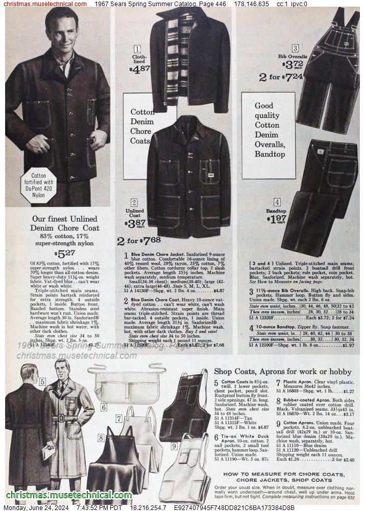 1967 Sears Spring Summer Catalog, Page 446