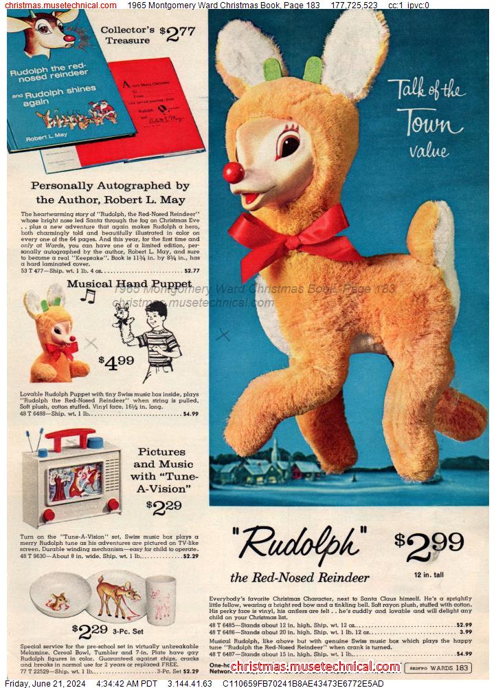 1965 Montgomery Ward Christmas Book, Page 183