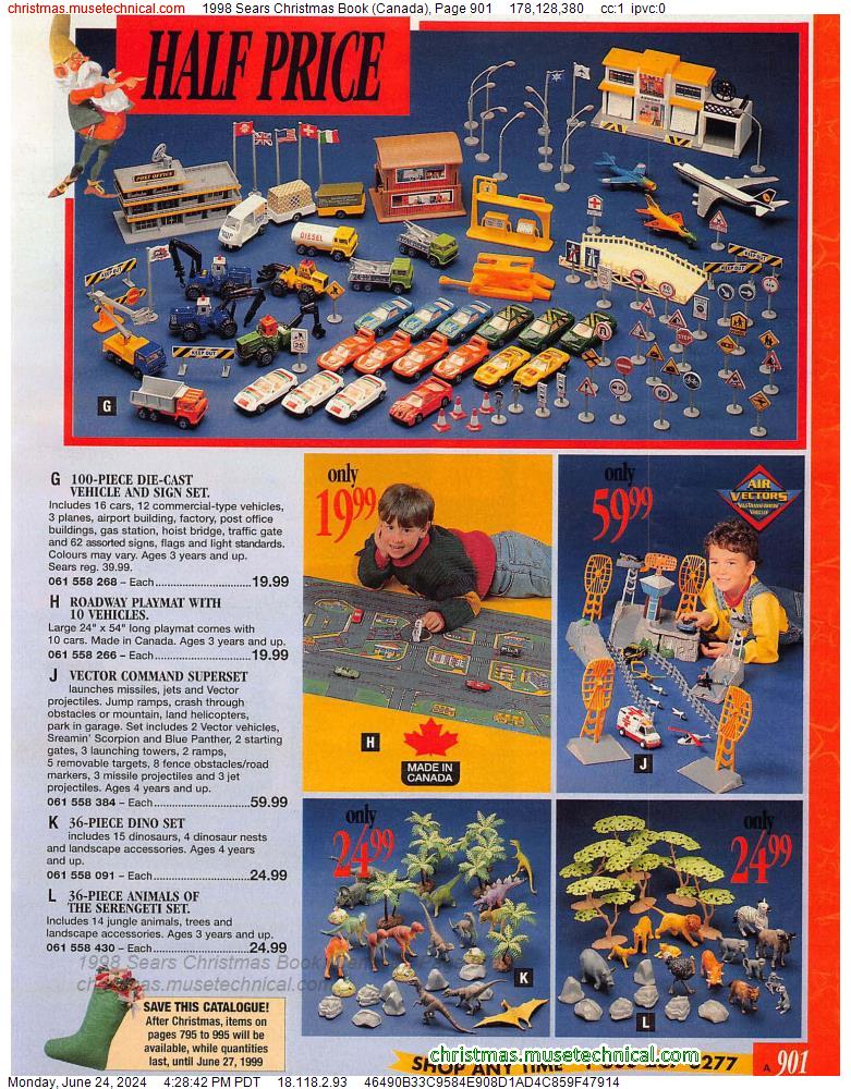 1998 Sears Christmas Book (Canada), Page 901
