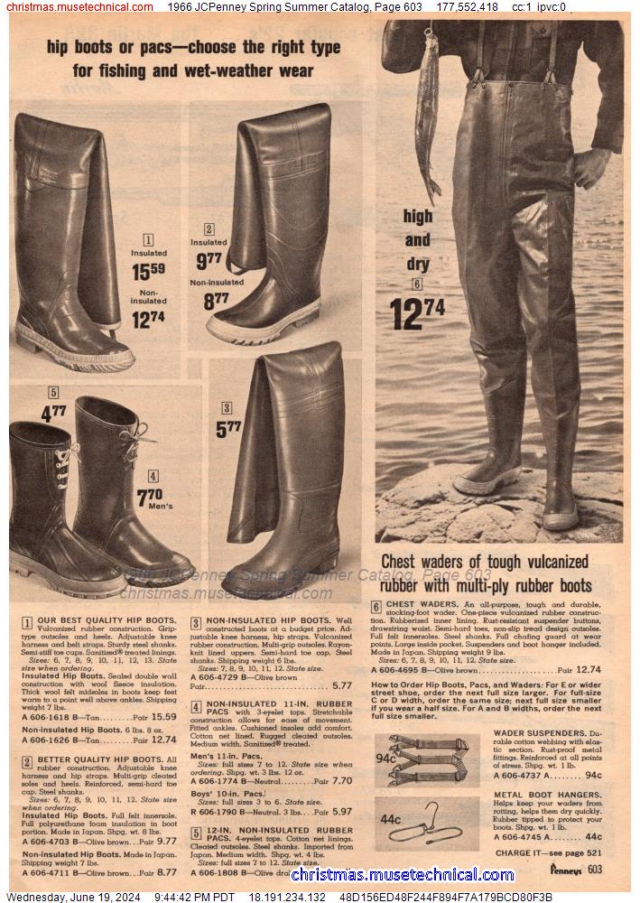 1966 JCPenney Spring Summer Catalog, Page 603
