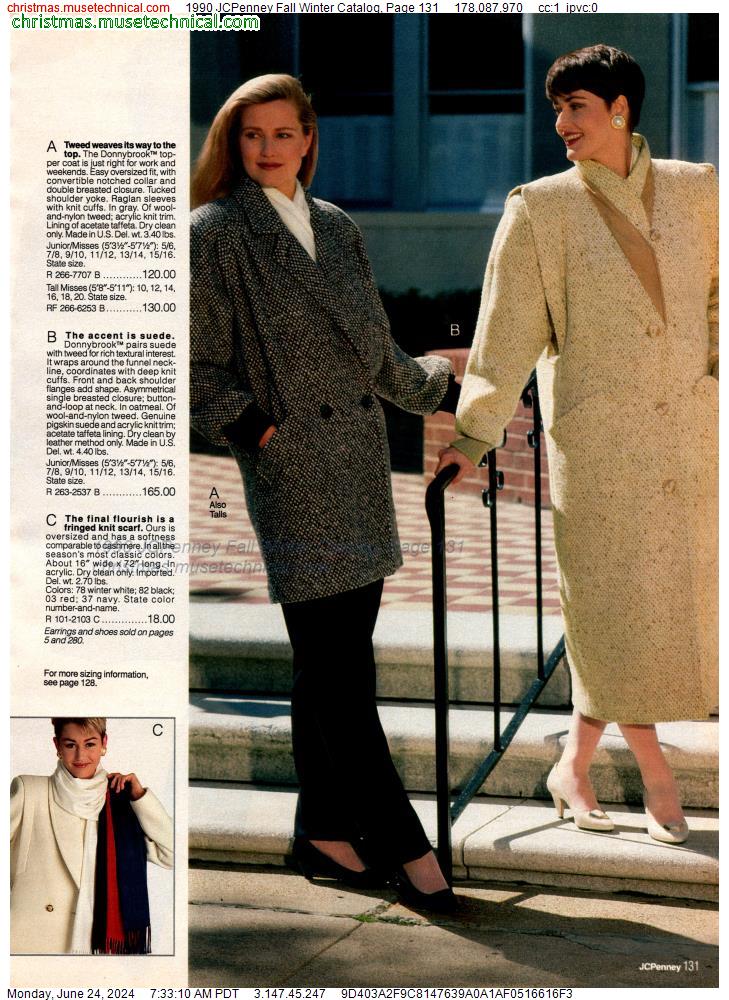 1990 JCPenney Fall Winter Catalog, Page 131
