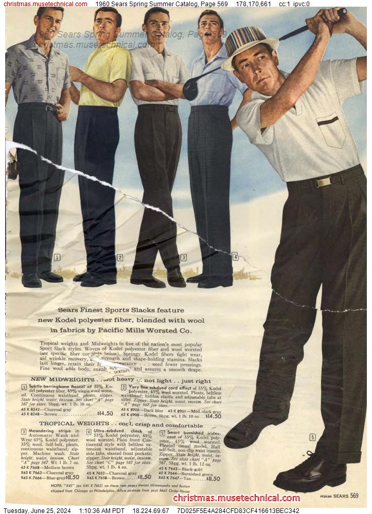 1960 Sears Spring Summer Catalog, Page 569