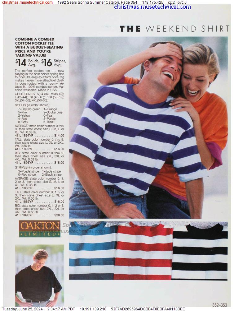 1992 Sears Spring Summer Catalog, Page 354