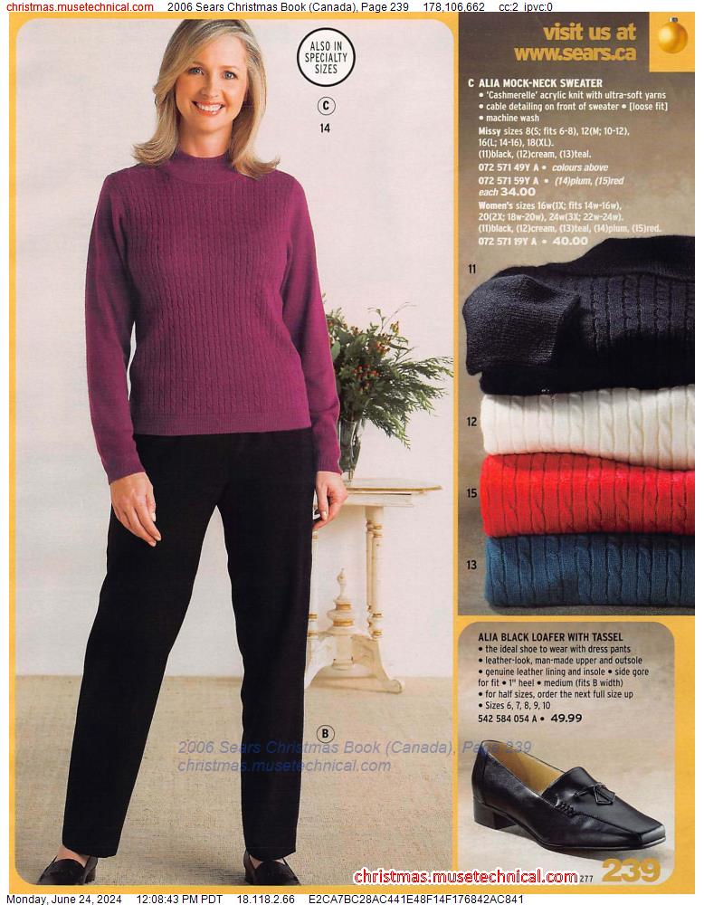 2006 Sears Christmas Book (Canada), Page 239