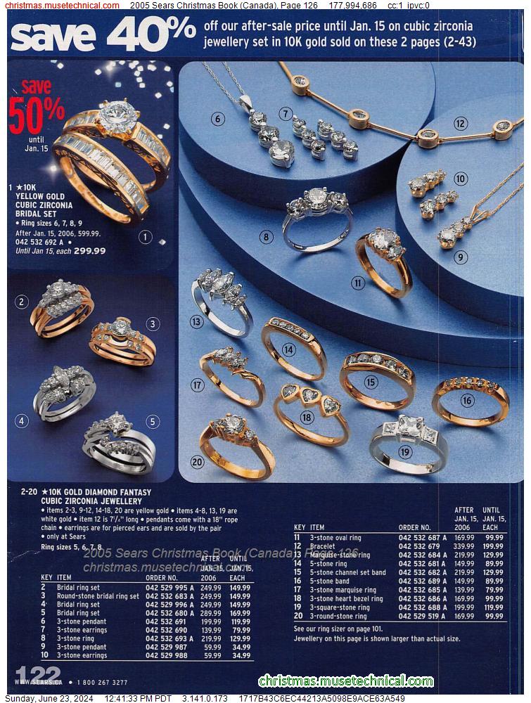 2005 Sears Christmas Book (Canada), Page 126