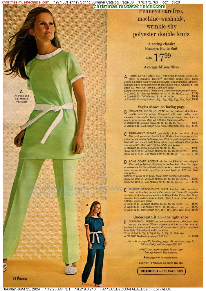 1971 JCPenney Spring Summer Catalog, Page 38