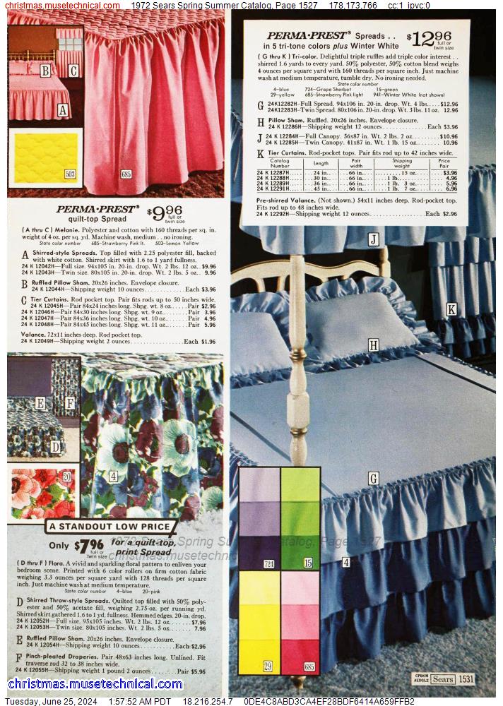 1972 Sears Spring Summer Catalog, Page 1527