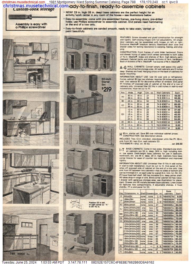 1981 Montgomery Ward Spring Summer Catalog, Page 788
