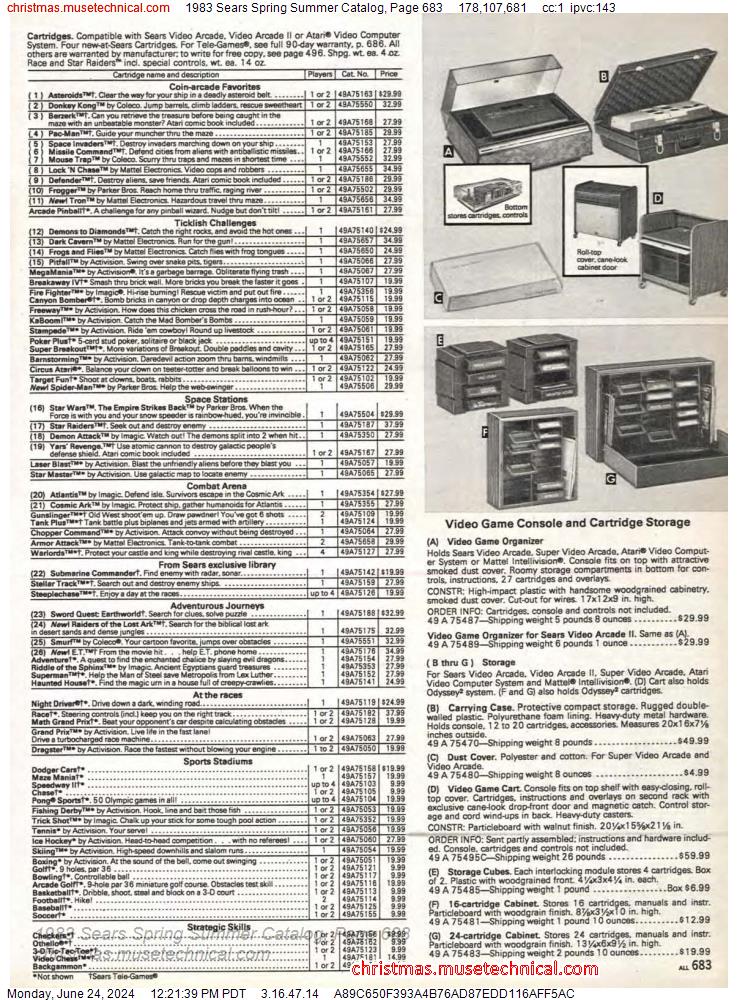 1983 Sears Spring Summer Catalog, Page 683