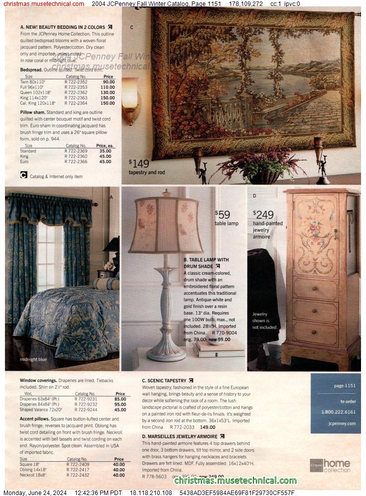 2004 JCPenney Fall Winter Catalog, Page 1151