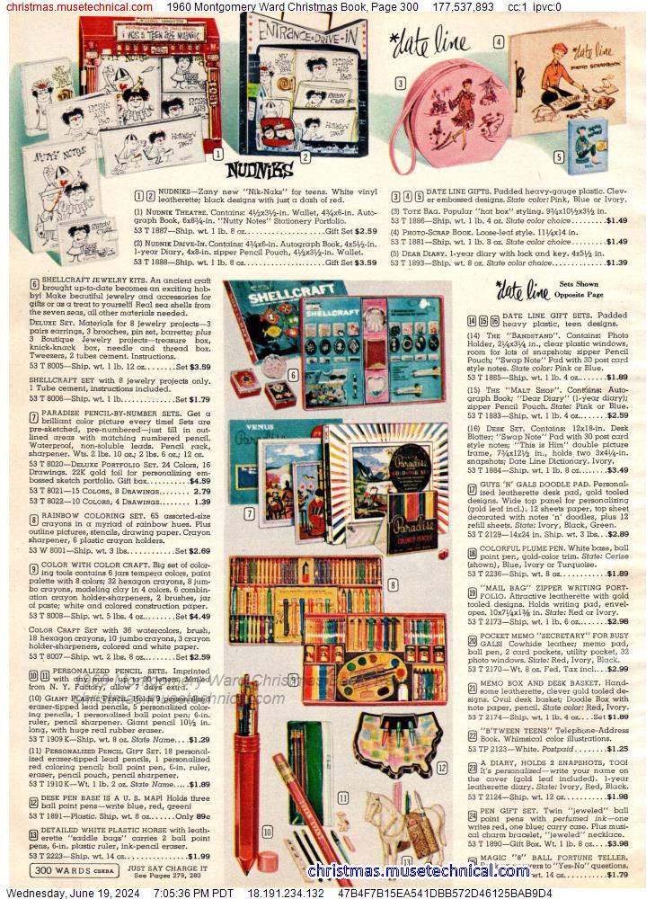 1960 Montgomery Ward Christmas Book, Page 300