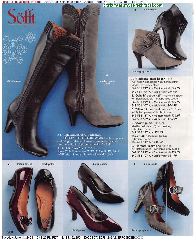 2010 Sears Christmas Book (Canada), Page 290