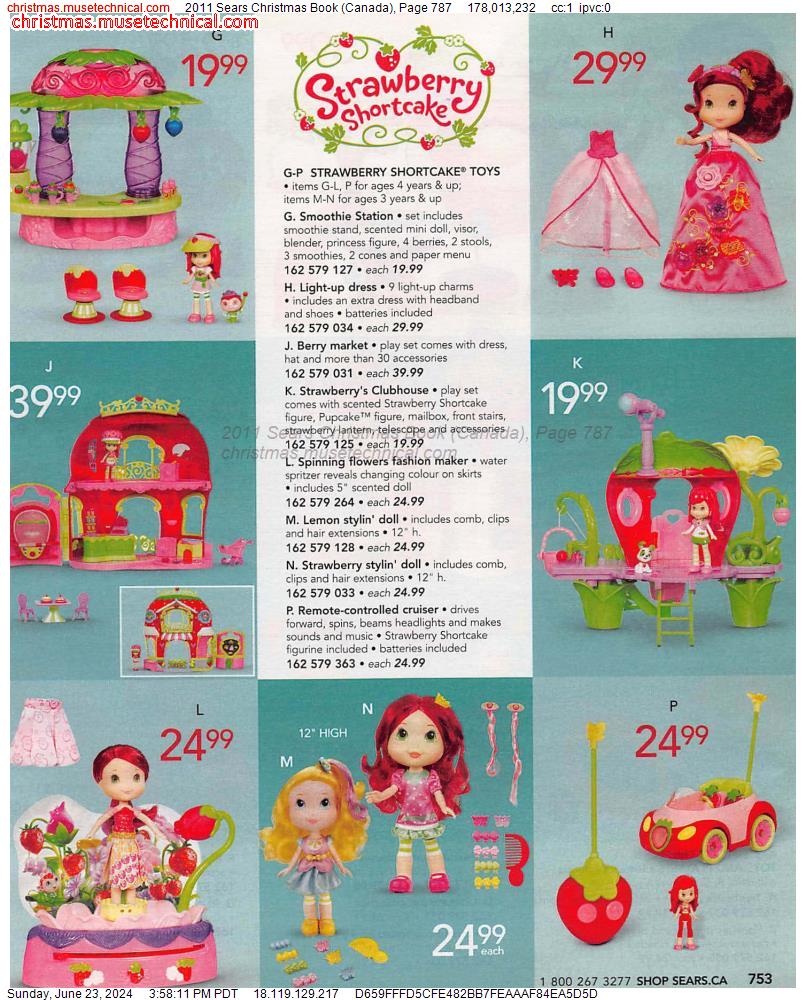 2011 Sears Christmas Book (Canada), Page 787