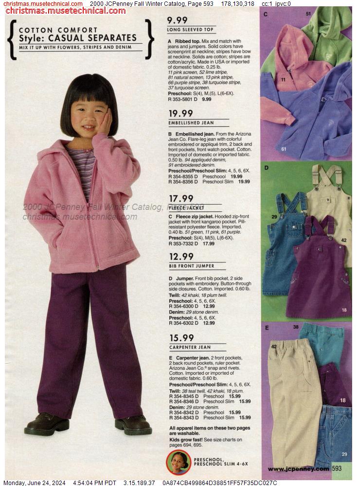 2000 JCPenney Fall Winter Catalog, Page 593