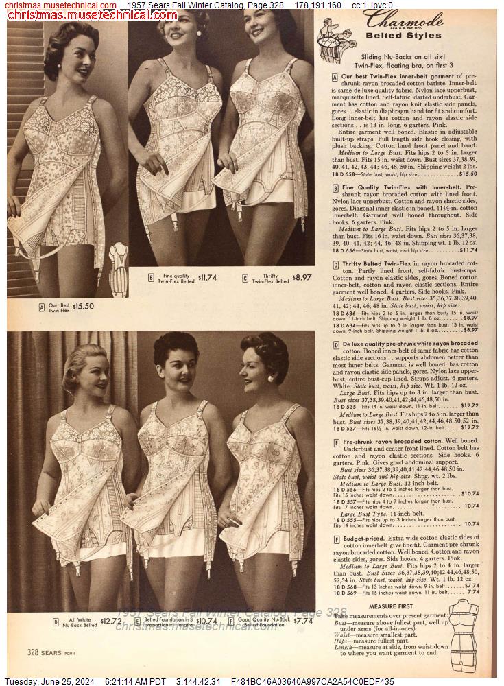 1957 Sears Fall Winter Catalog, Page 328