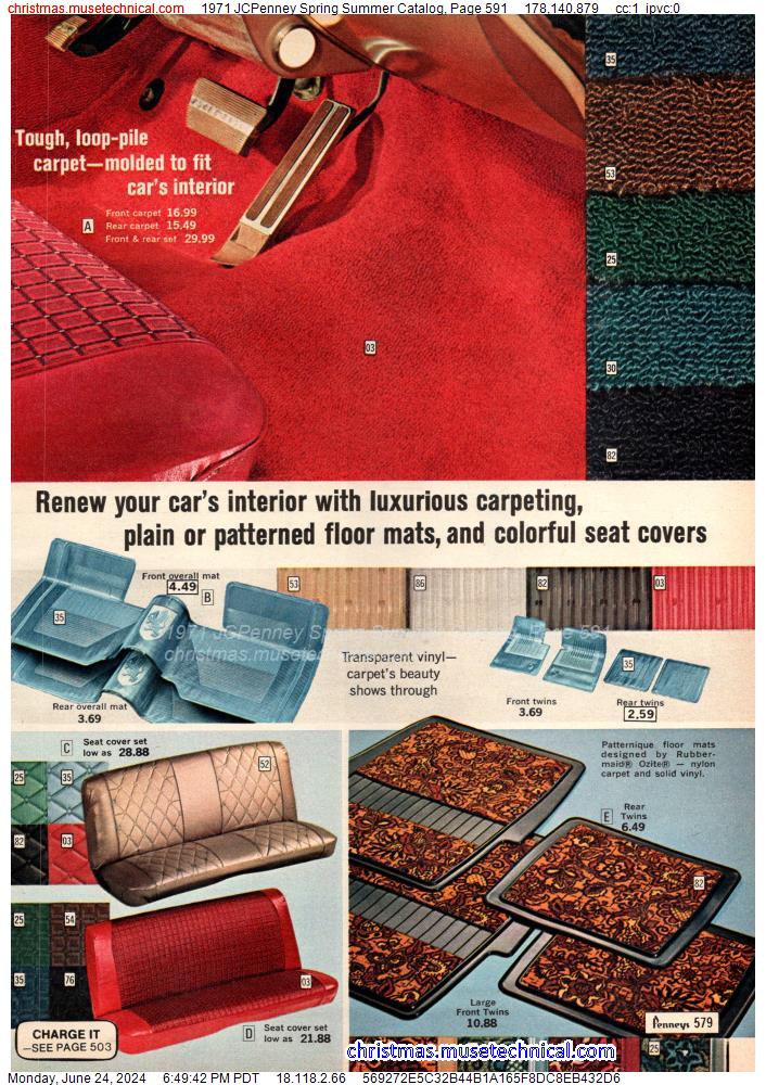 1971 JCPenney Spring Summer Catalog, Page 591