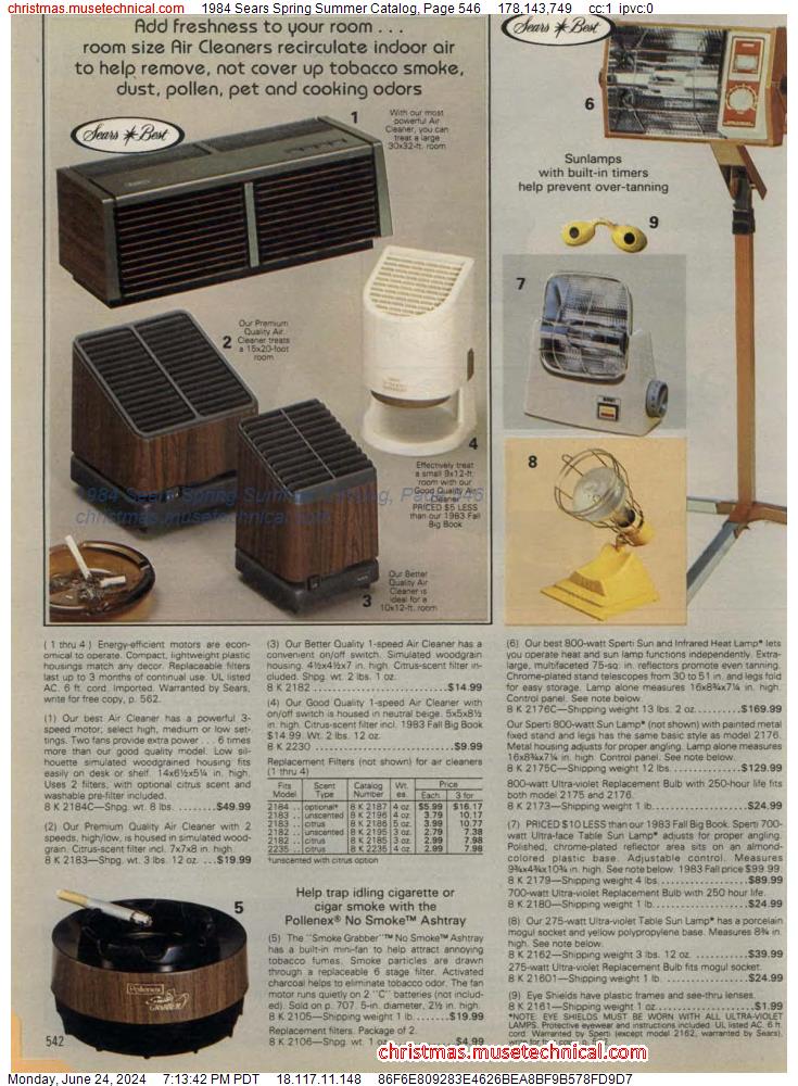 1984 Sears Spring Summer Catalog, Page 546
